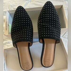 A New Day Target Black Studded and Point Flats